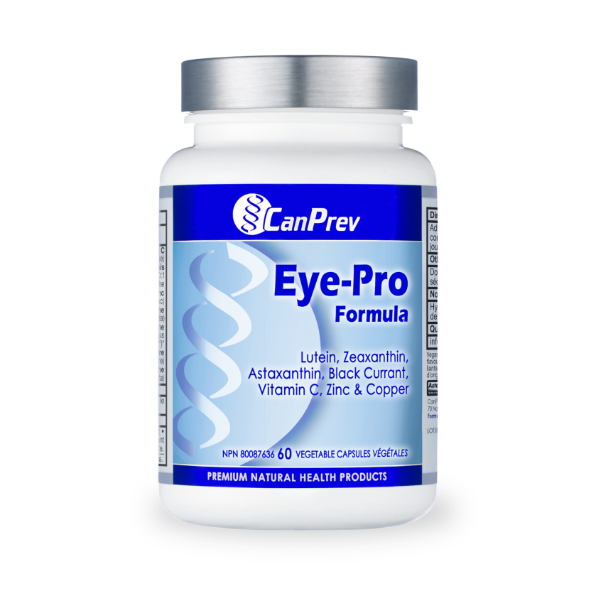 CanPrev Eye-Pro Formula 60 Vegetable Capsules front label