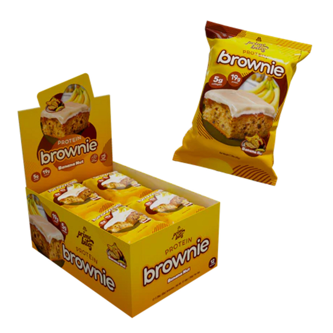 AP Prime Bites Protein Brownie (Box of 12) - Banana Nut