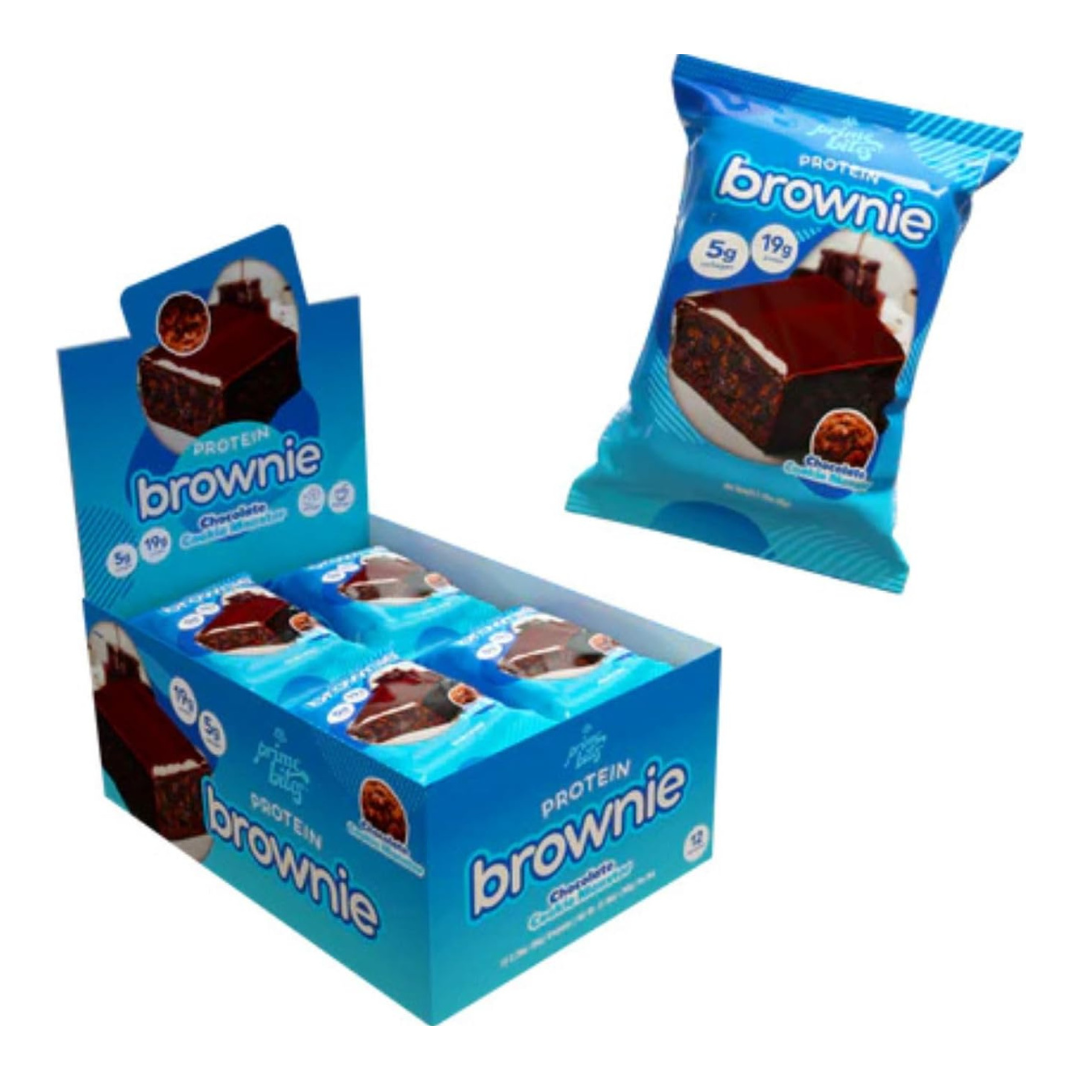 AP Prime Bites Protein Brownie (Box of 12) - Chocolate Cookie Monster