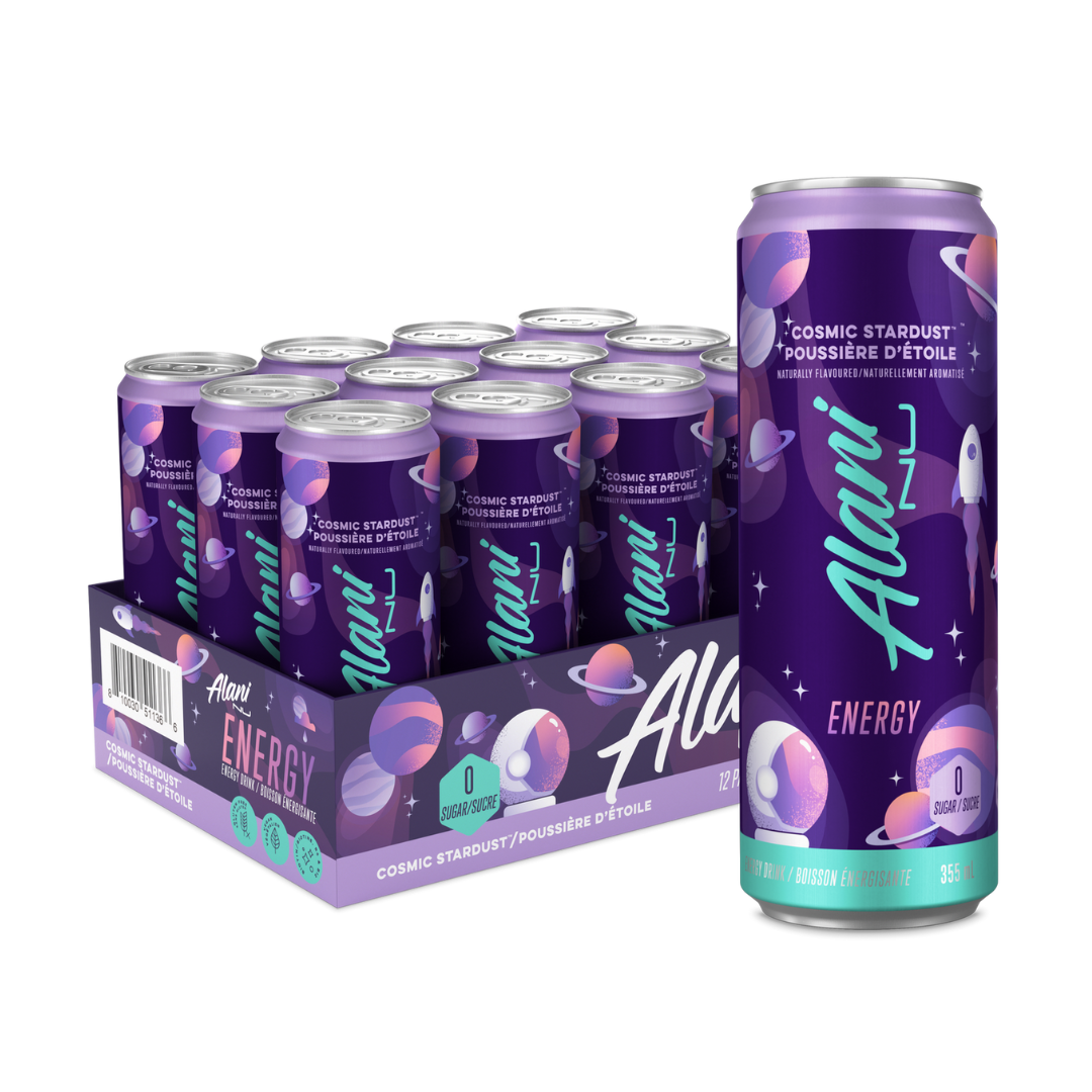 Alani Nu Energy Drink Cosmic Stardust (Case of 12 x 355mL Cans)