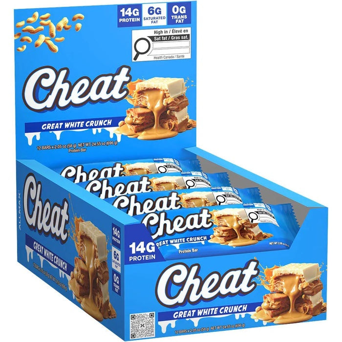 Allmax Cheat Protein Bar Great White Crunch (Box of 12)