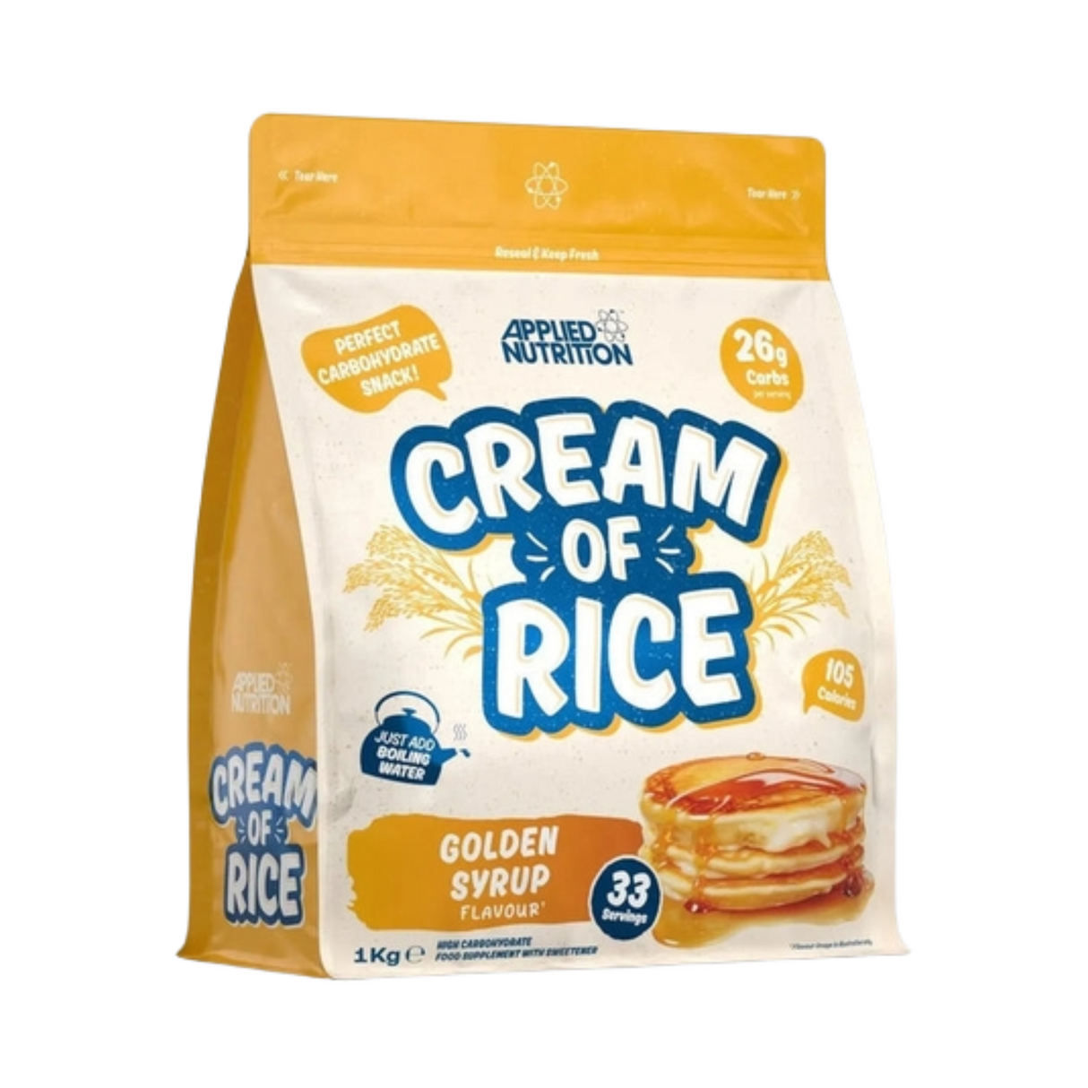 Applied Nutrition Cream of Rice Golden Syrup flavour 33 servings