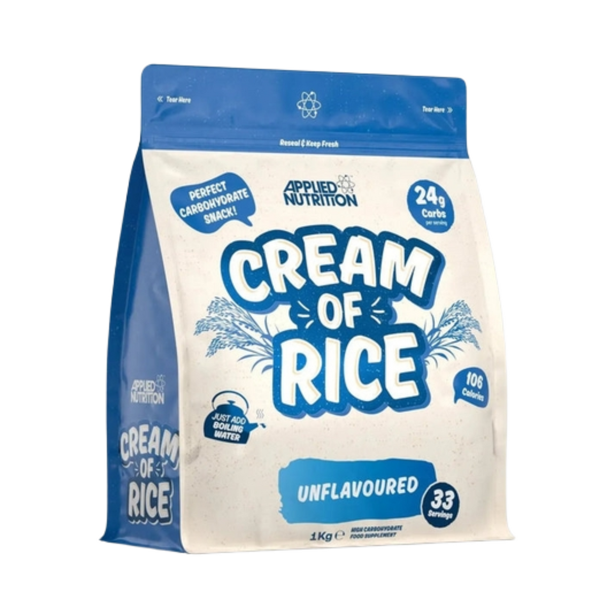 Applied Nutrition Cream of Rice Unflavoured Powder flavour 33 servings