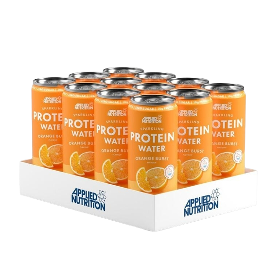 Applied Nutrition Sparkling Protein Water 355ml Orange Burst (Case of 12 Drinks)