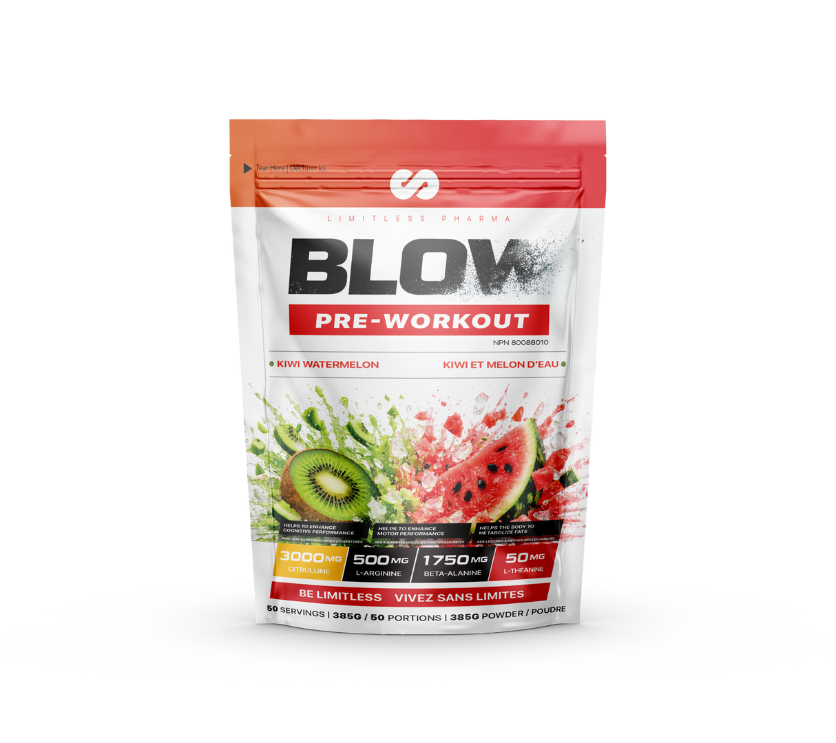 Limitless Pharma BLOW Pre-Workout 50 Servings