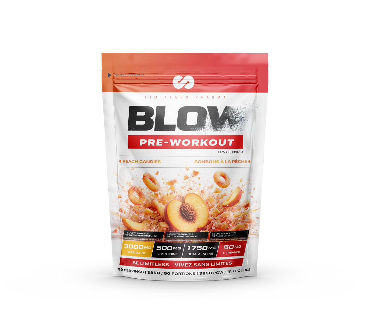 Limitless Pharma BLOW Pre-Workout 50 Servings