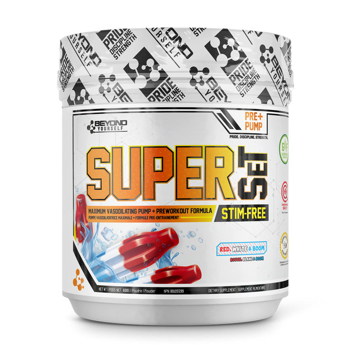 Beyond Yourself Super Set Stim-Free Pre-Workout 40 Servings