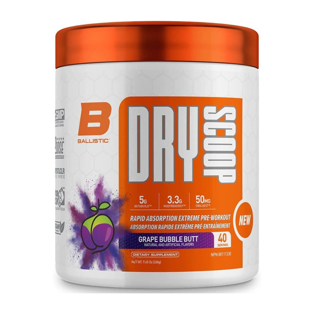 Ballistic Labs Dry Scoop Pre-Workout 40 Servings