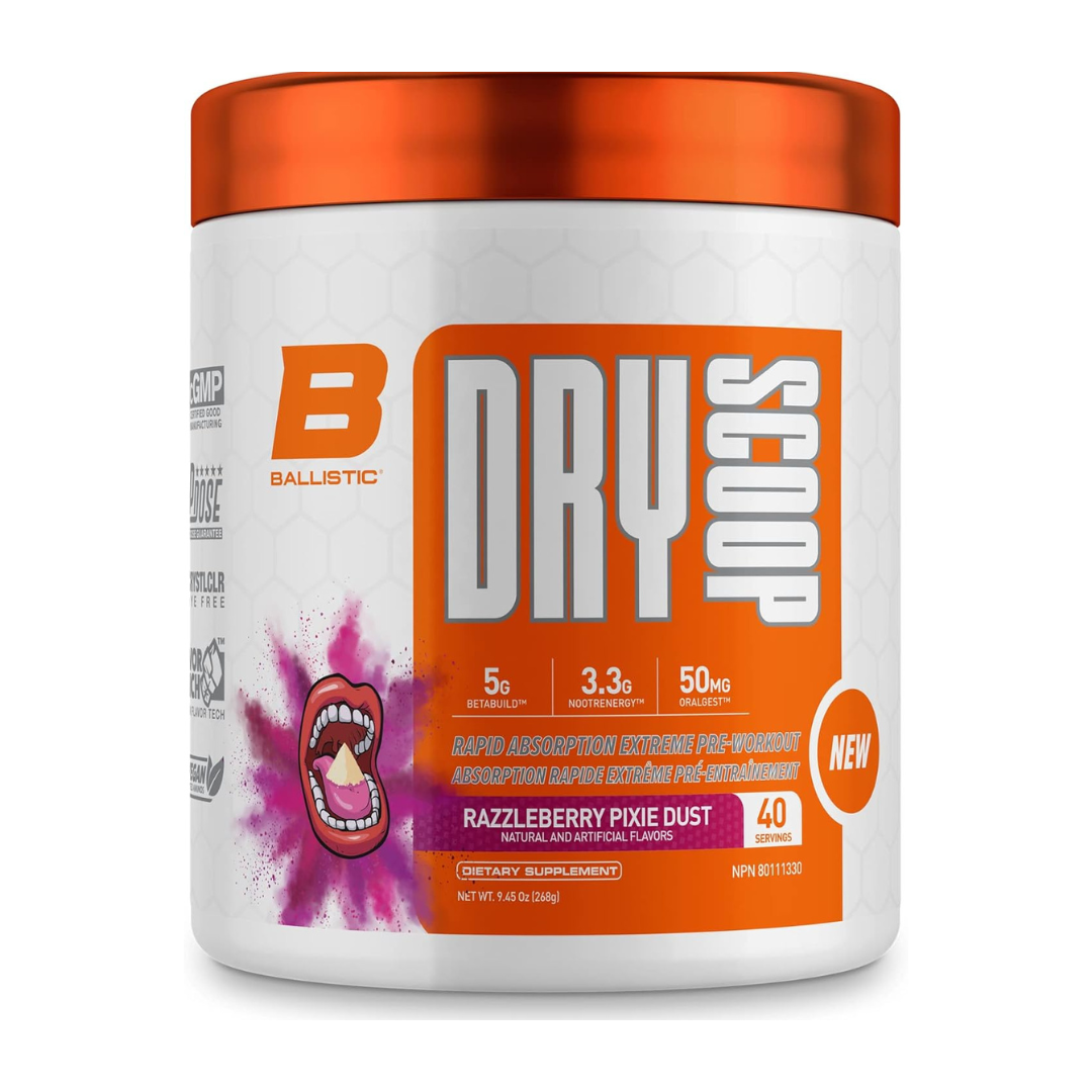 Ballistic Labs Dry Scoop Pre-Workout 40 Servings
