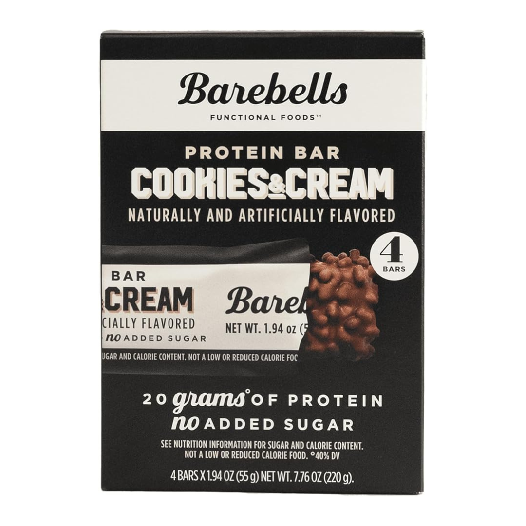 BareBells Protein Bar (Box of 4) - Cookies & Cream
