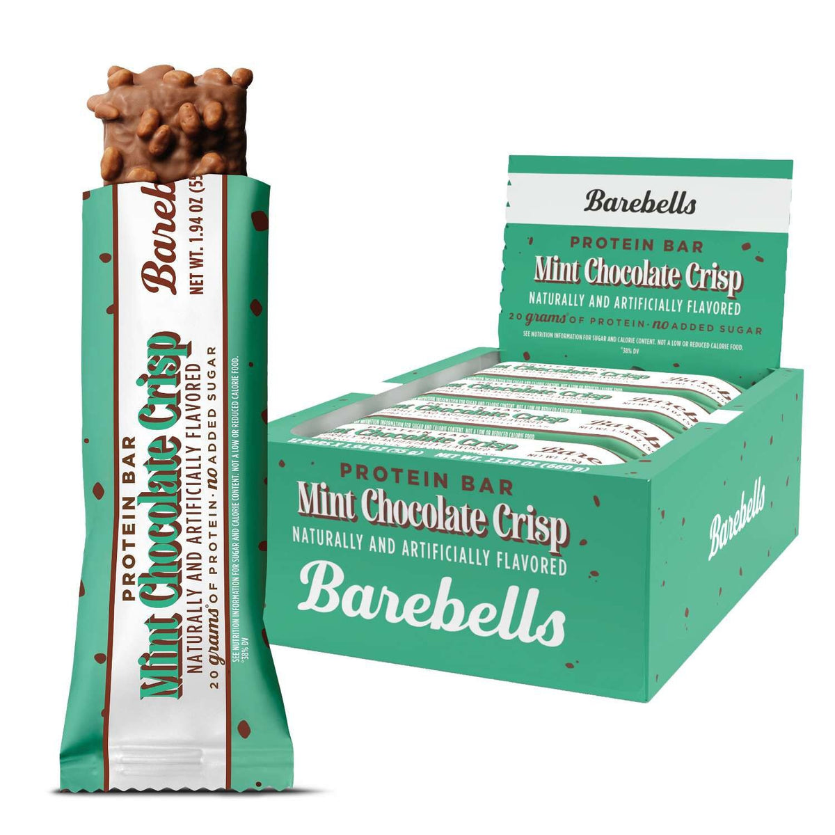 Barebells Protein Bar (Box of 12) - Mint Chocolate Crisp