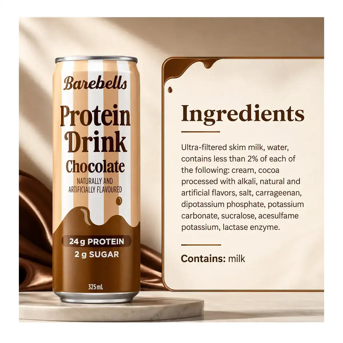 Barebells Protein Drink RTD Chocolate (Case of 12)