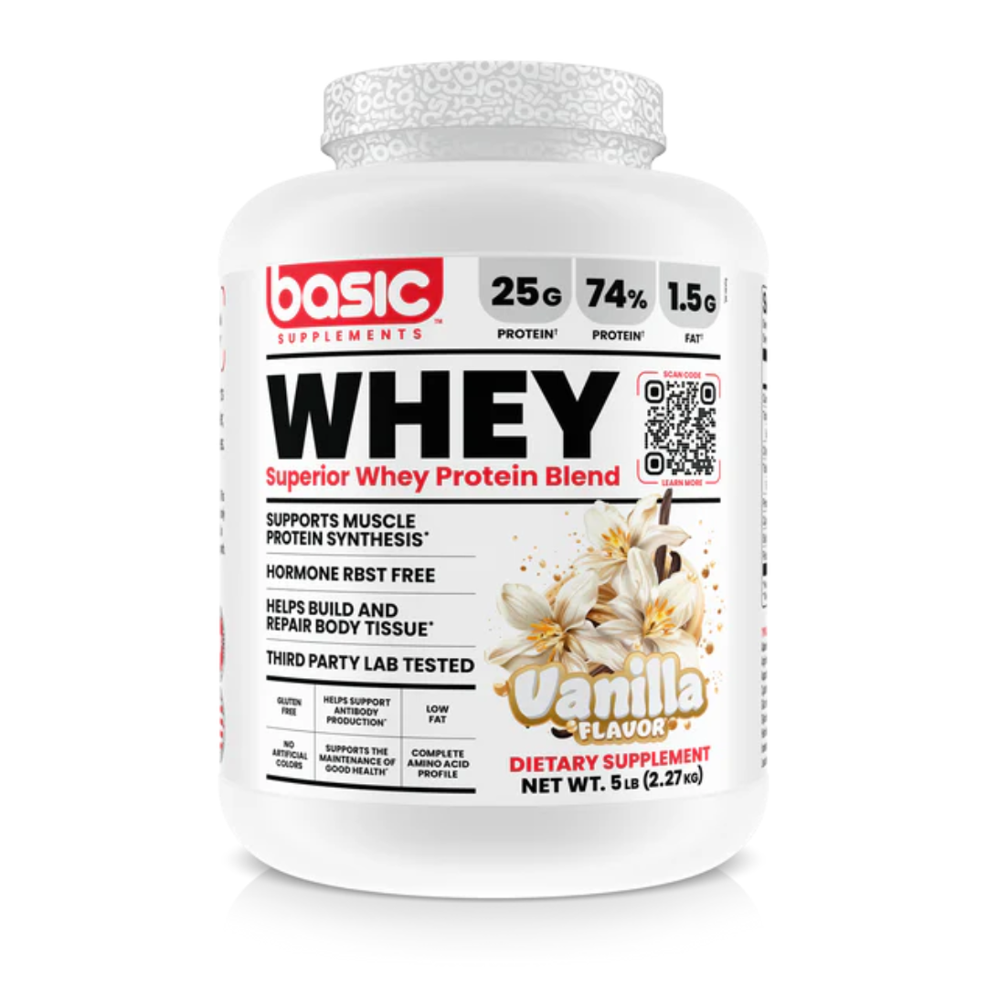Basic Supplements Whey Protein Blend 5LB