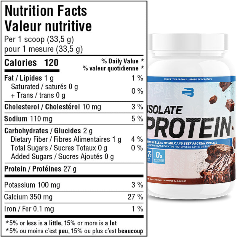 Believe Isolate Protein - Milk & Beef Isolate Blend 1.76LB