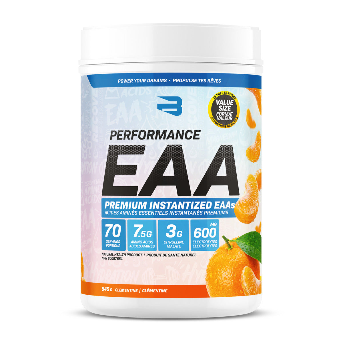 Believe Supplements Performance EAA 910g 70 Servings