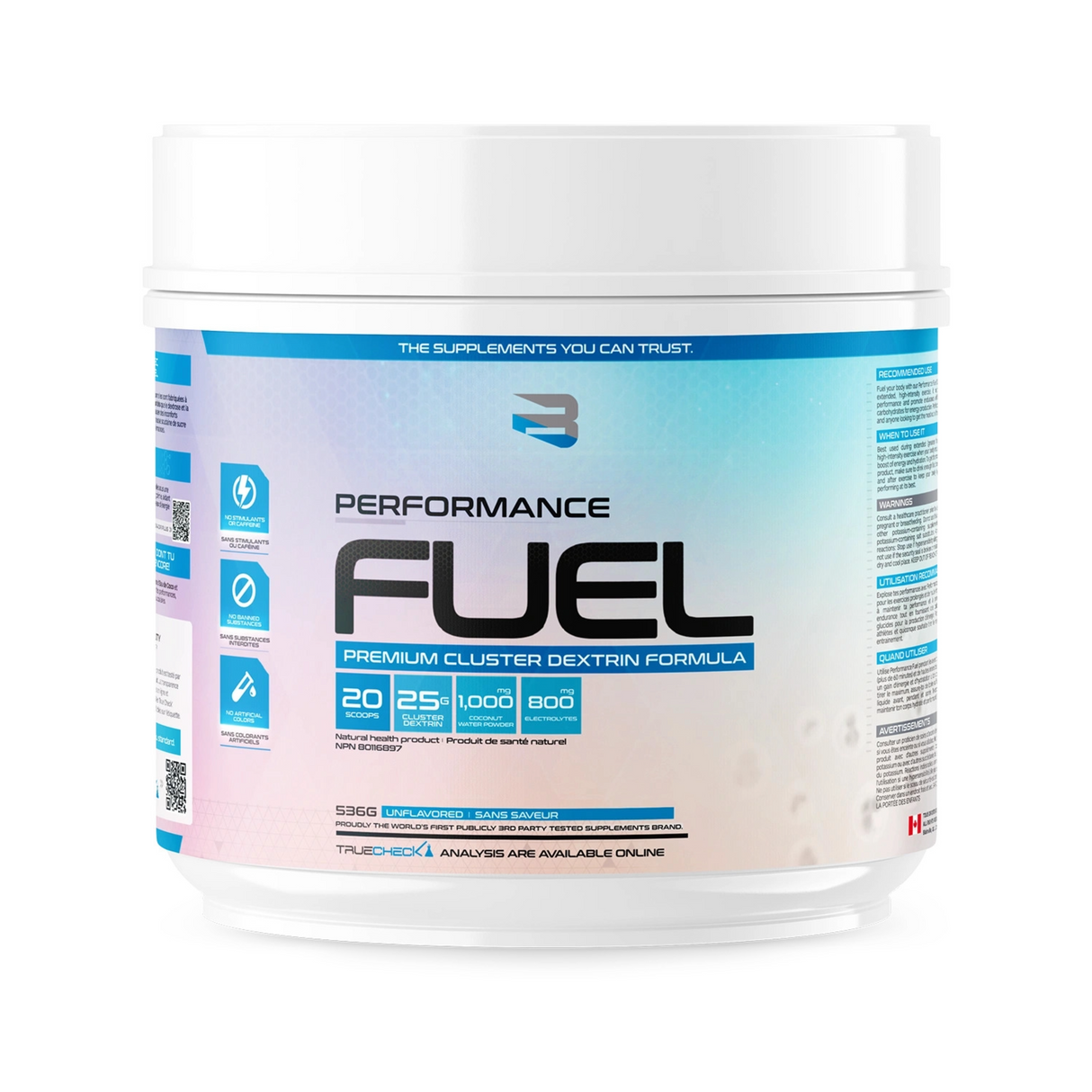 Believe Supplements Performance Fuel 20 Servings