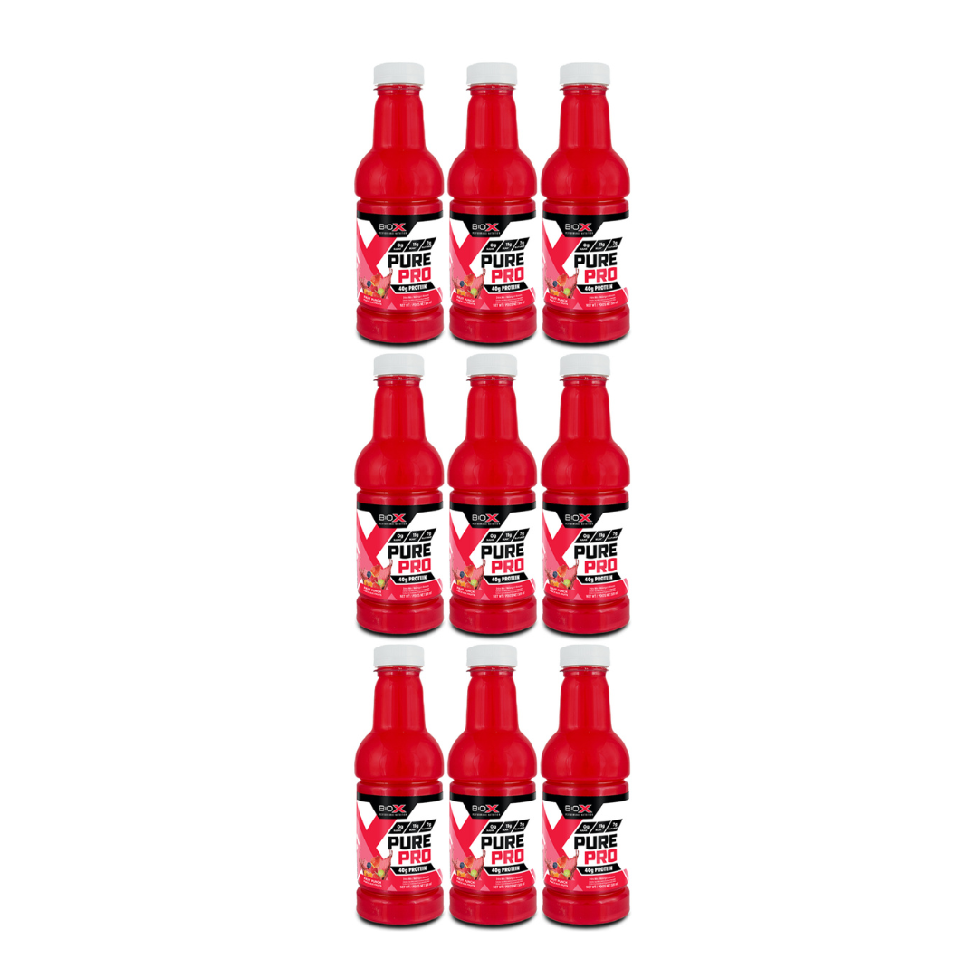 Biox Pure Pro 40g Protein Drink RTD (Case of 9) - Fruit Punch