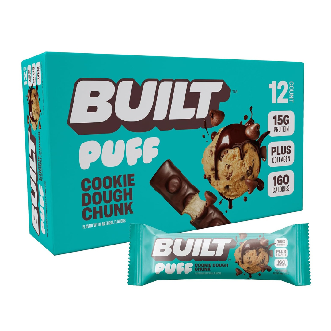 Built Puffs (Box of 12) - Cookie Dough Chunk