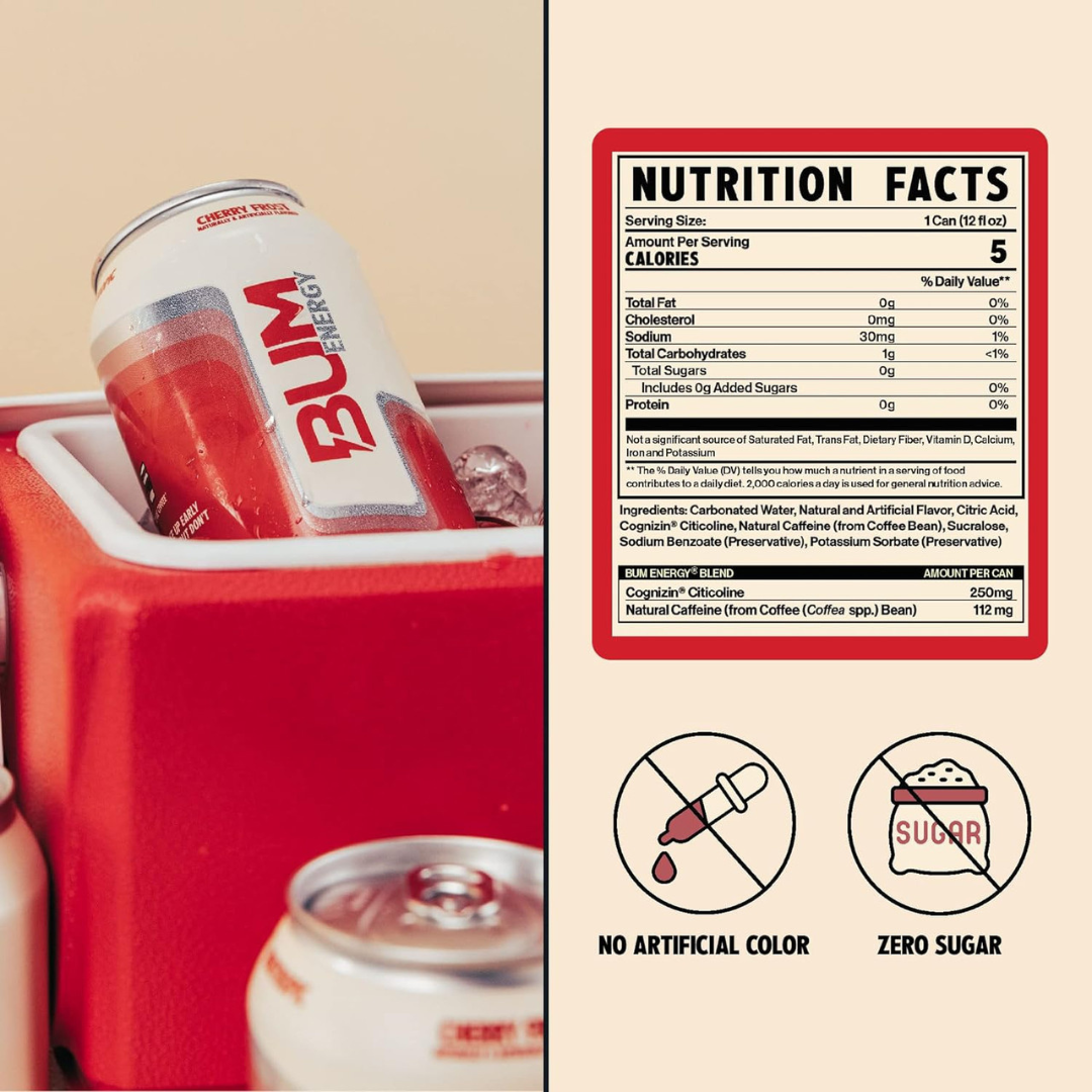 CBUM Bum Energy Drink 355mL RTD