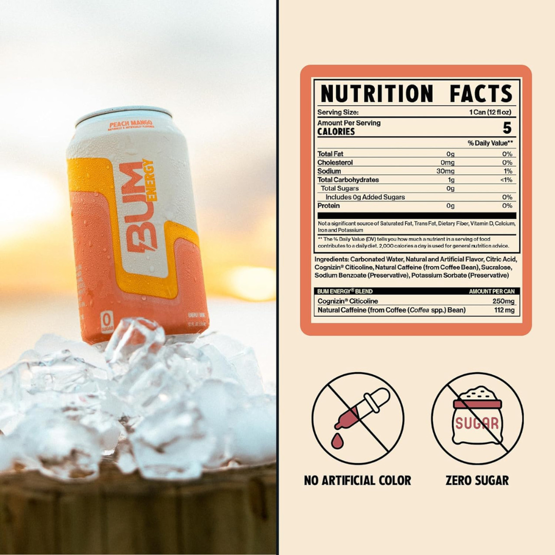 CBUM Bum Energy Drink 355mL RTD