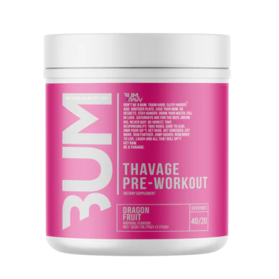CBUM RAW Thavage Pre-Workout 40 Servings