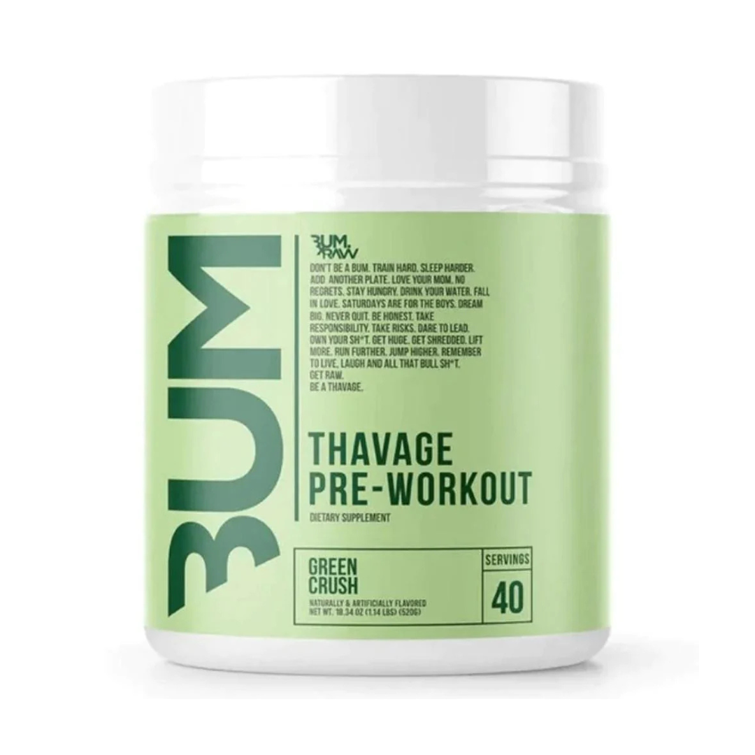 CBUM RAW Thavage Pre-Workout 40 Servings
