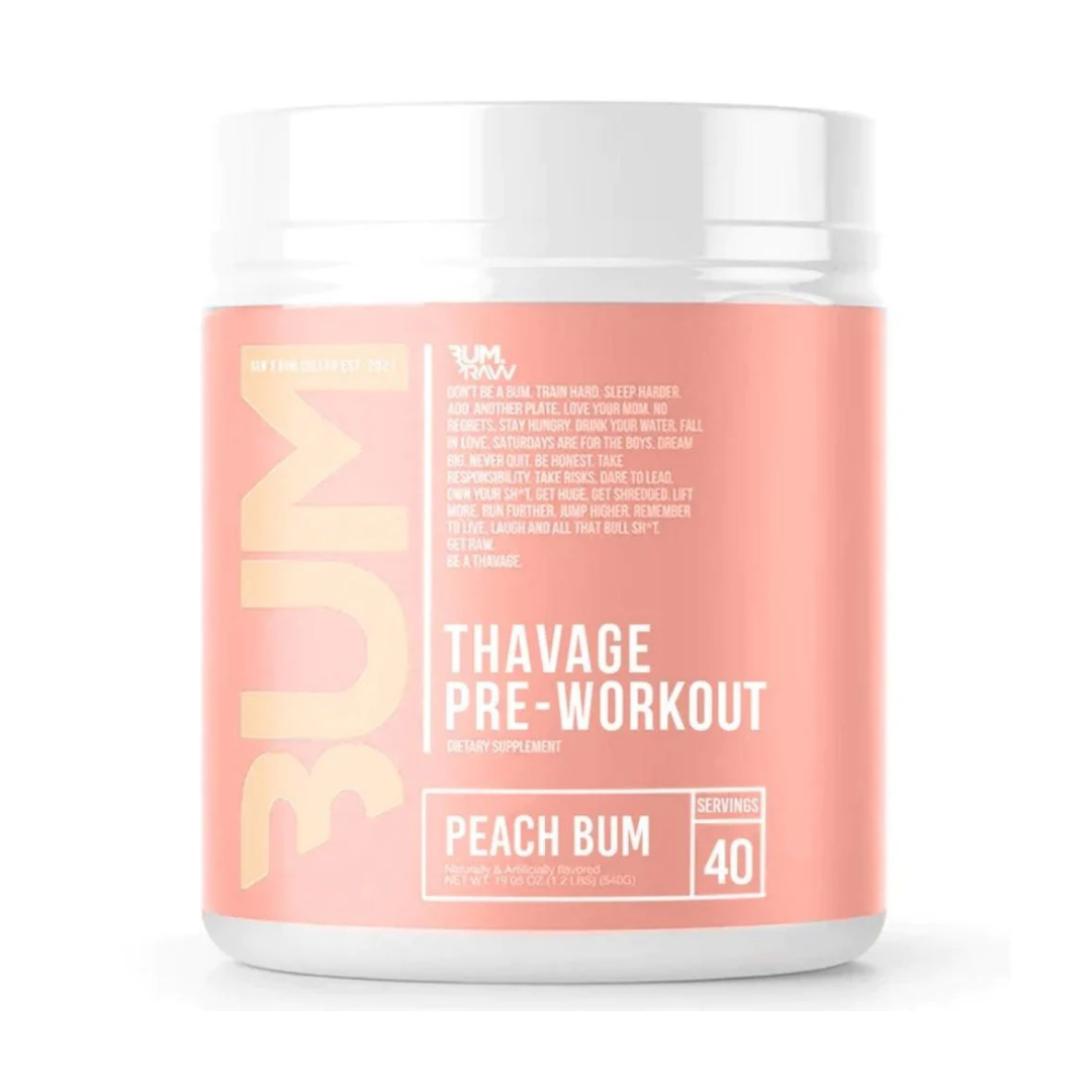 CBUM RAW Thavage Pre-Workout 40 Servings