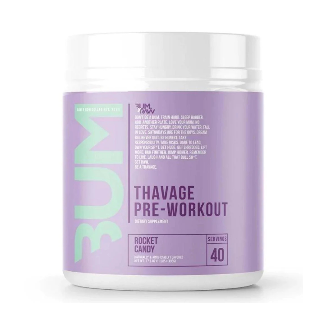 CBUM RAW Thavage Pre-Workout 40 Servings
