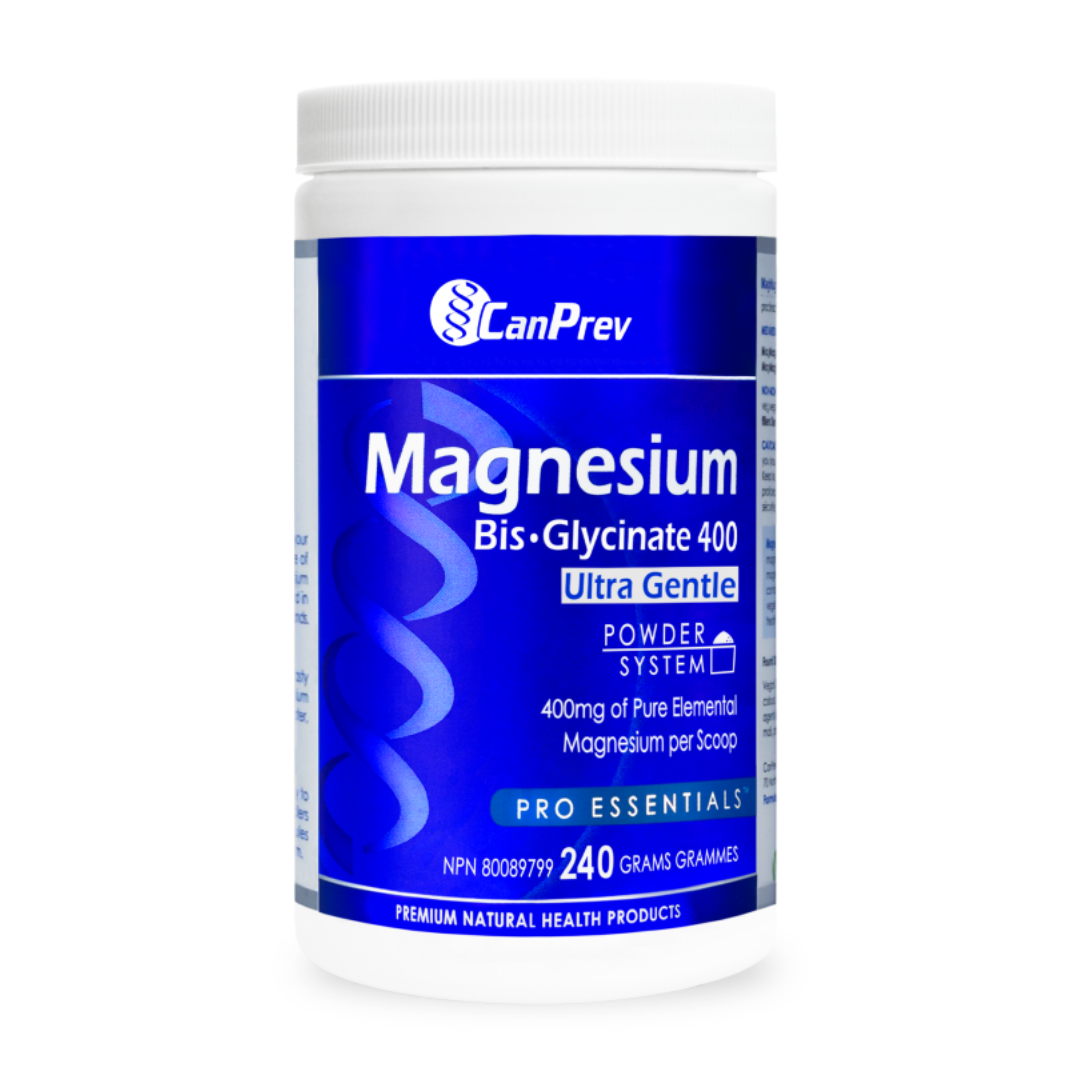 CanPrev Magnesium Bis-Glycinate 400mg Ultra Gentle Powder 240g