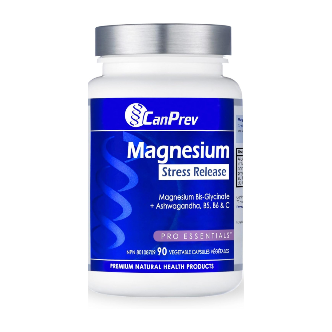 CanPrev Magnesium Plus Ashwagandha Stress Release   90 caps