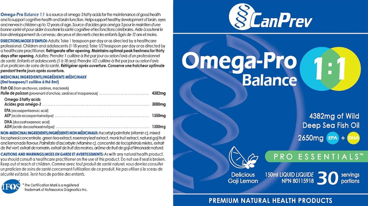 Canprev Omega-Pro Balance 1:1 150mL