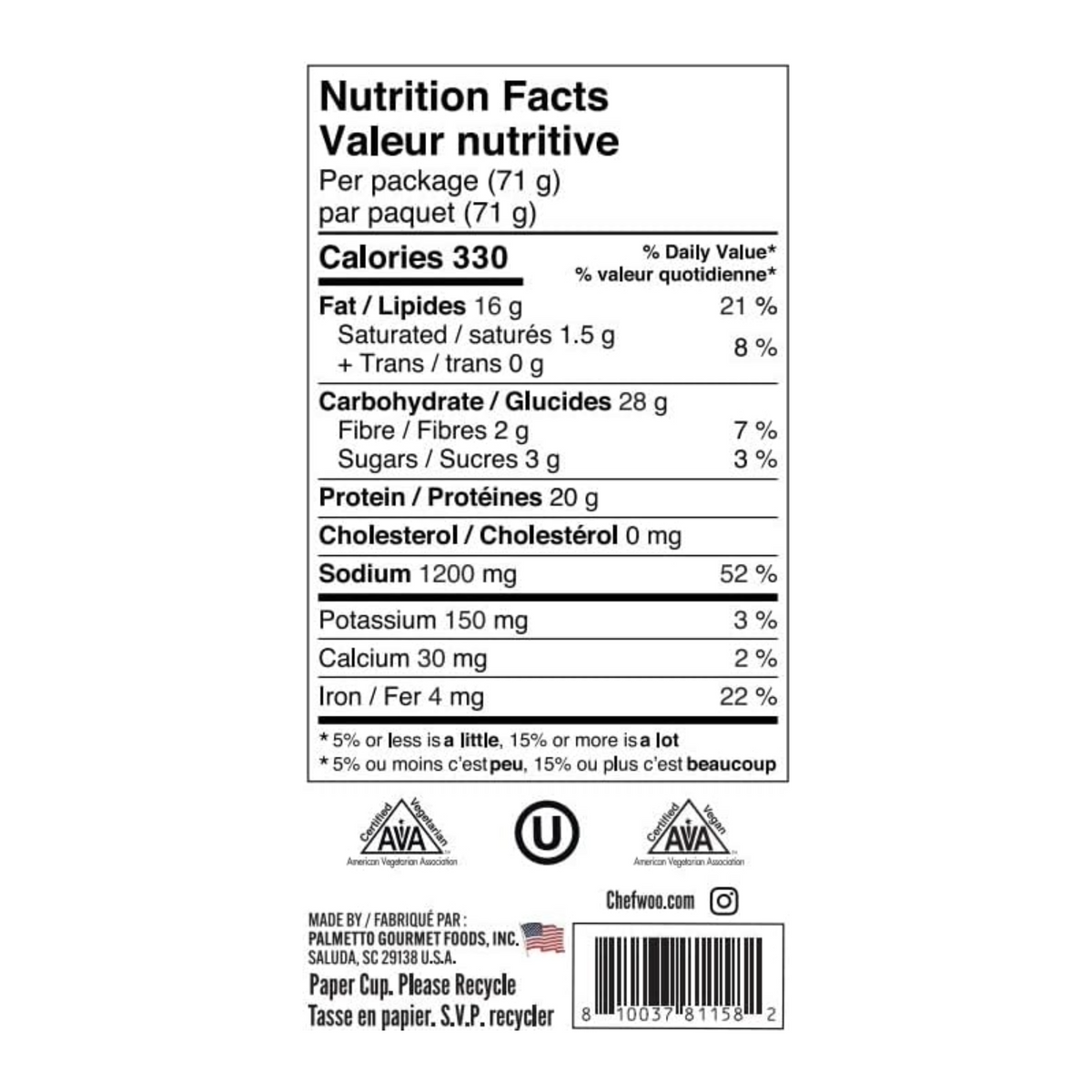 Chef Woo Protein Instant Ramen Spicy Tequila Lime (Pack of 12 Cups)
