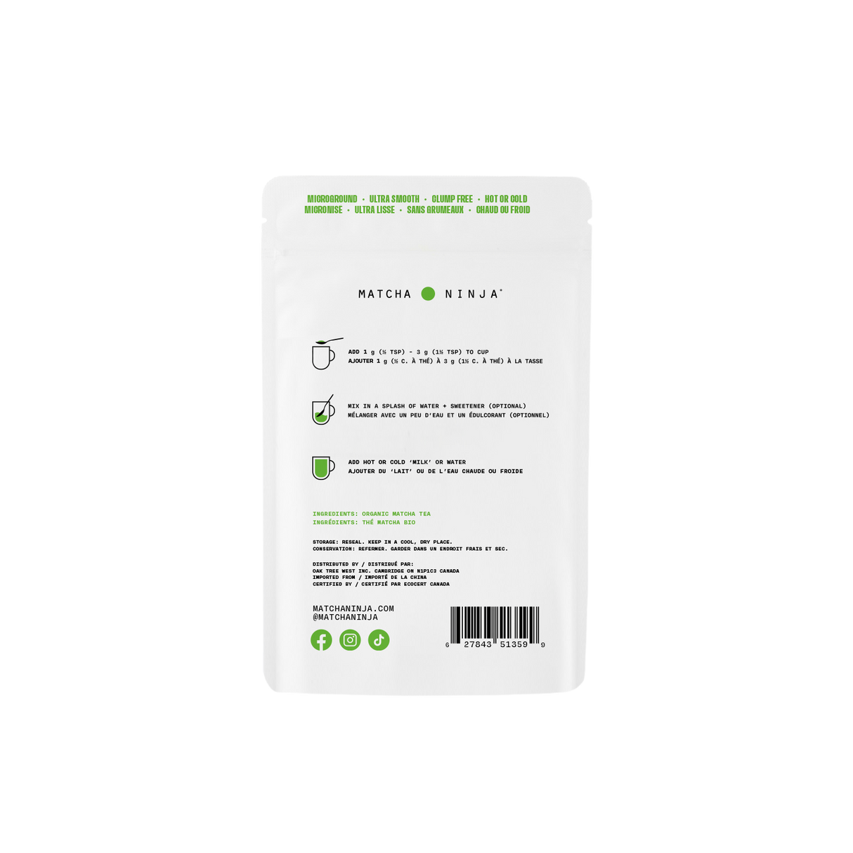 Matcha Ninja Cold Brew Matcha 70 g
