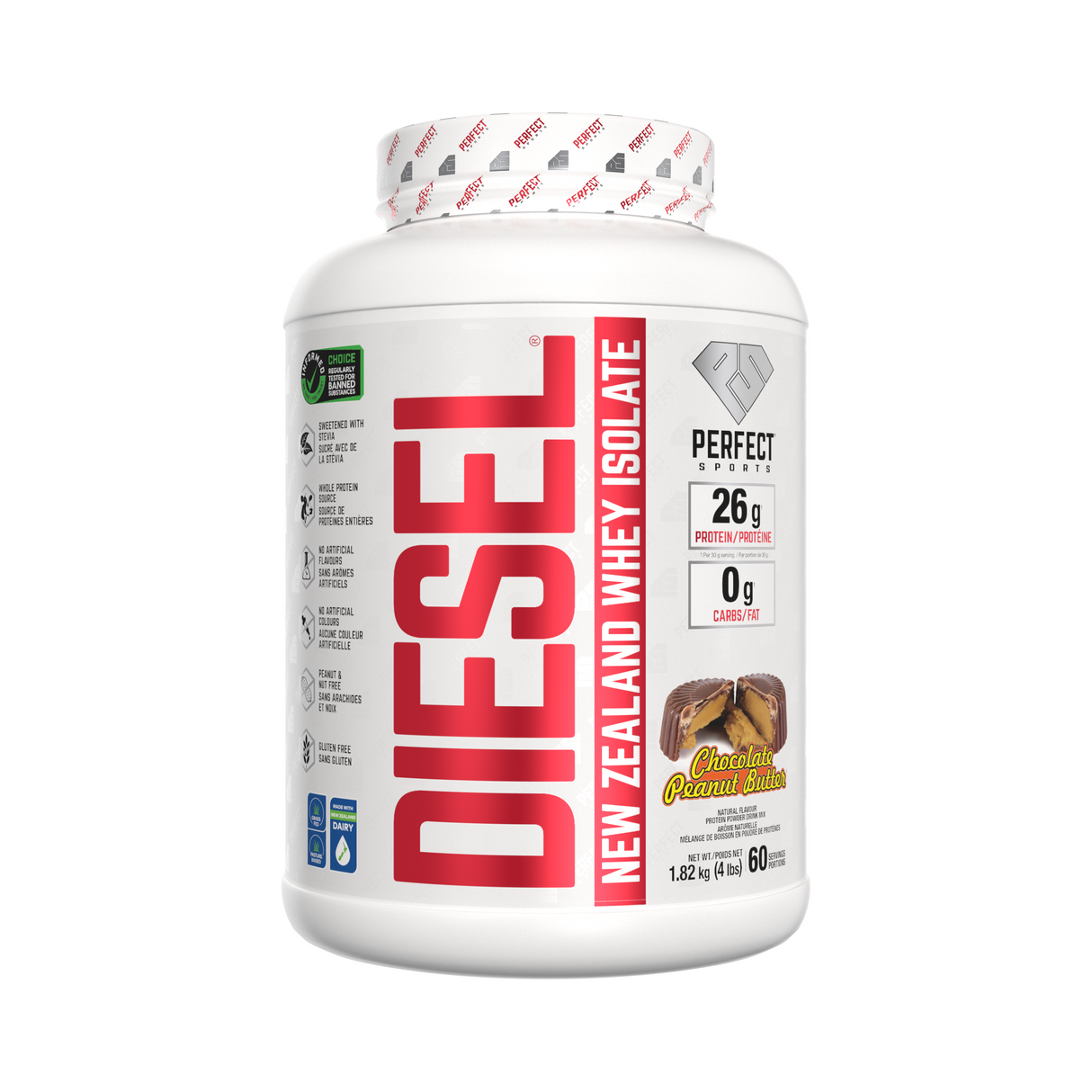 Perfect Sports Diesel New Zealand Whey Isolate 4LB