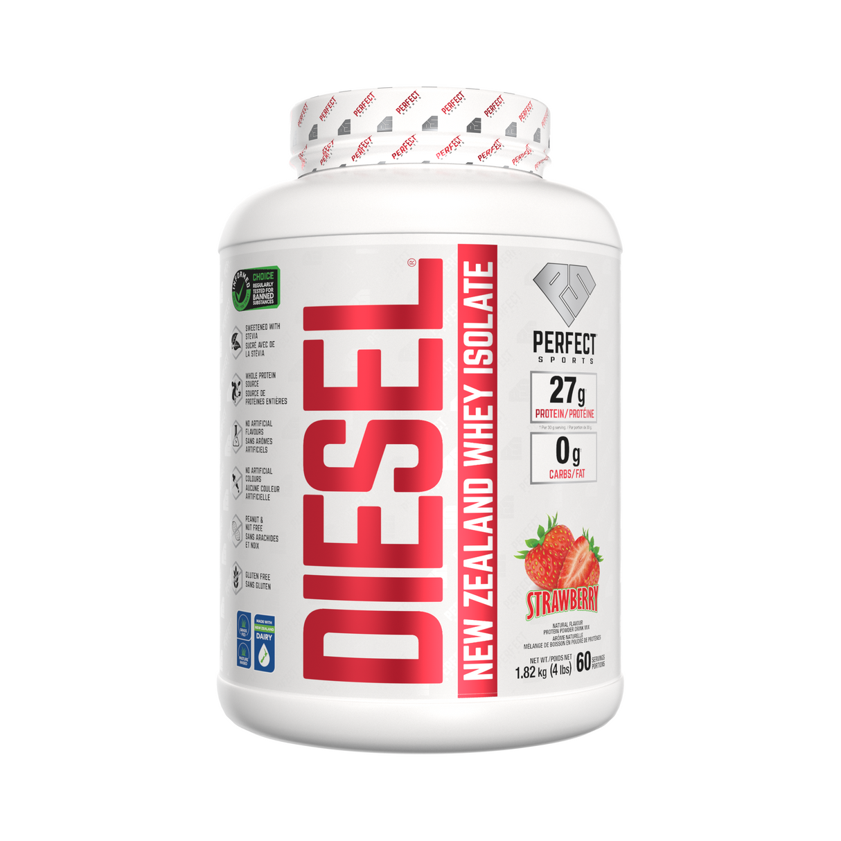 Perfect Sports Diesel New Zealand Whey Isolate 4LB