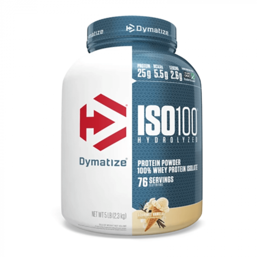 Dymatize Iso 100 5lbs Hydrolyzed Whey Protein 76 Servings