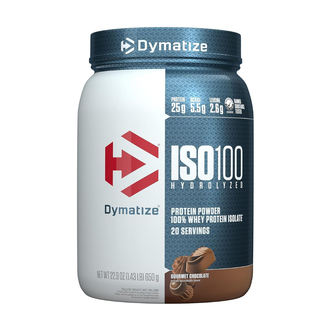 Dymatize Iso 100 Hydrolyzed Whey Protein 1.3lbs 20 Servings