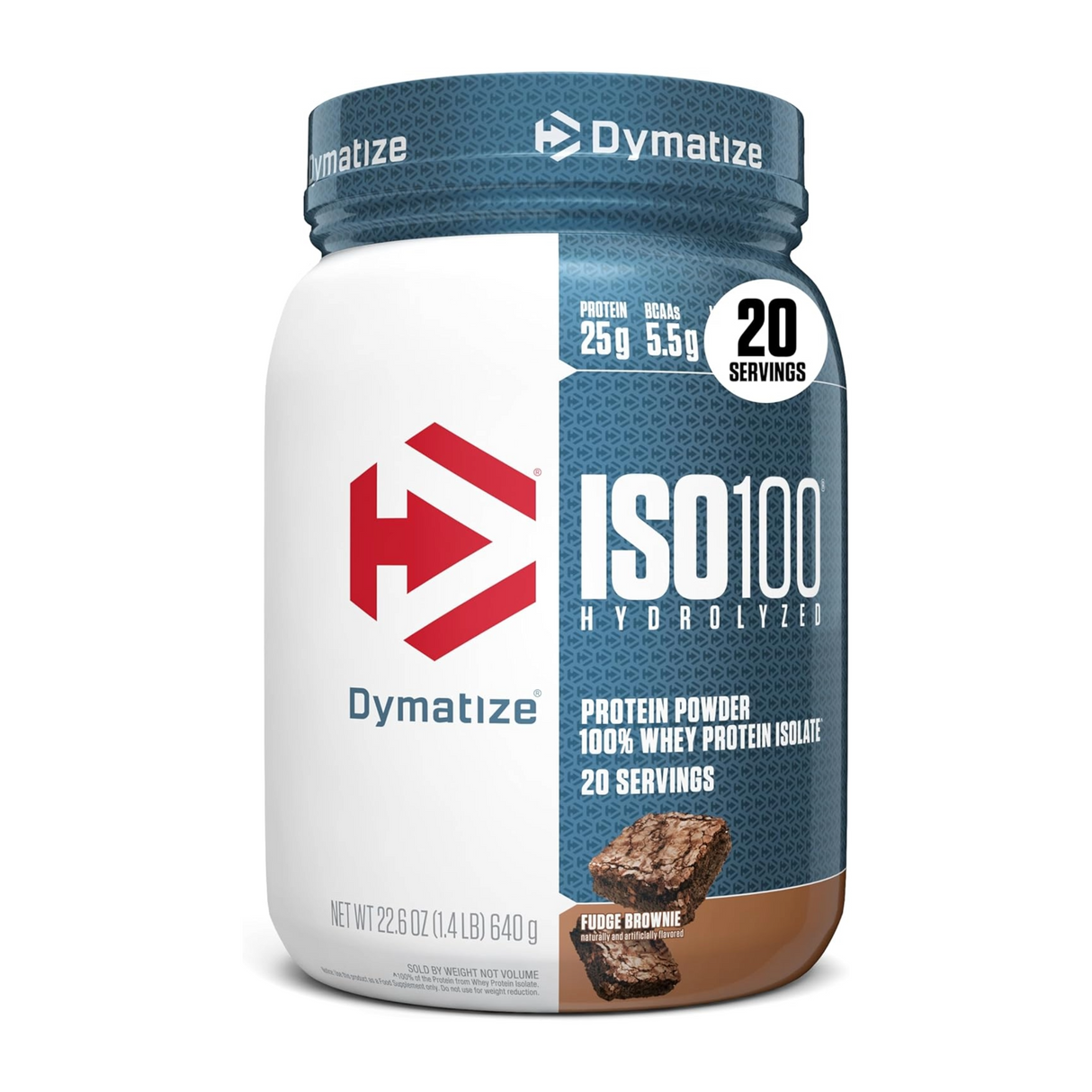 Dymatize Iso 100 Hydrolyzed Whey Protein 1.3lbs 20 Servings