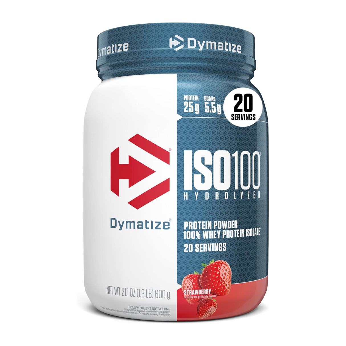 Dymatize Iso 100 Hydrolyzed Whey Protein 1.3lbs 20 Servings