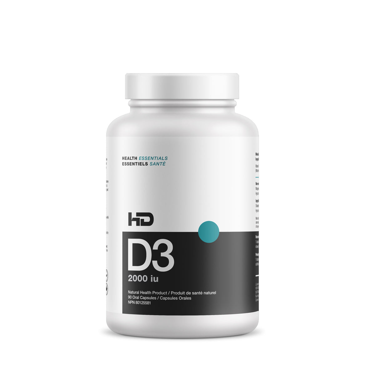 HD Muscle Vitamin D3 90 Capsules