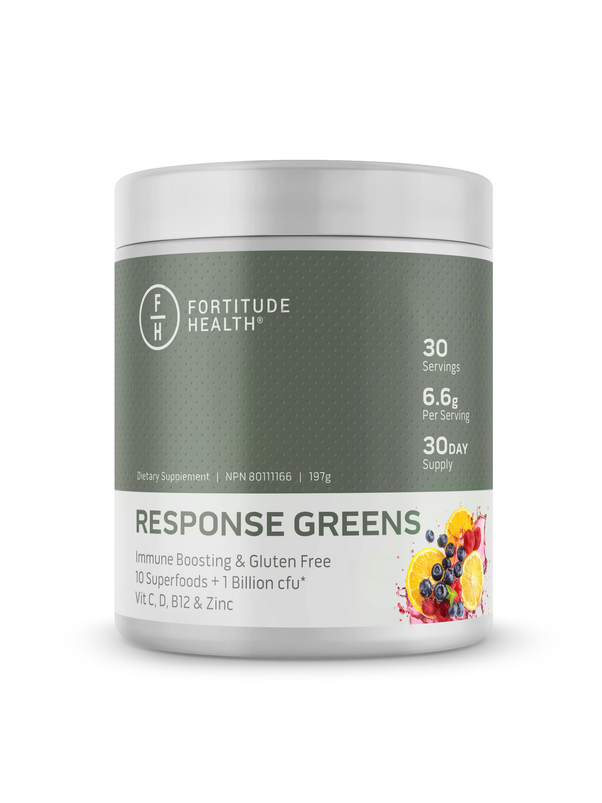 Fortitude Health Response Greens 30 Servings