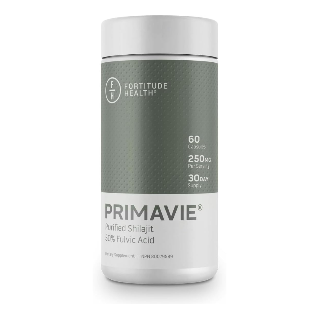 Fortitude Health Primavie Shilajit 60 Capsules