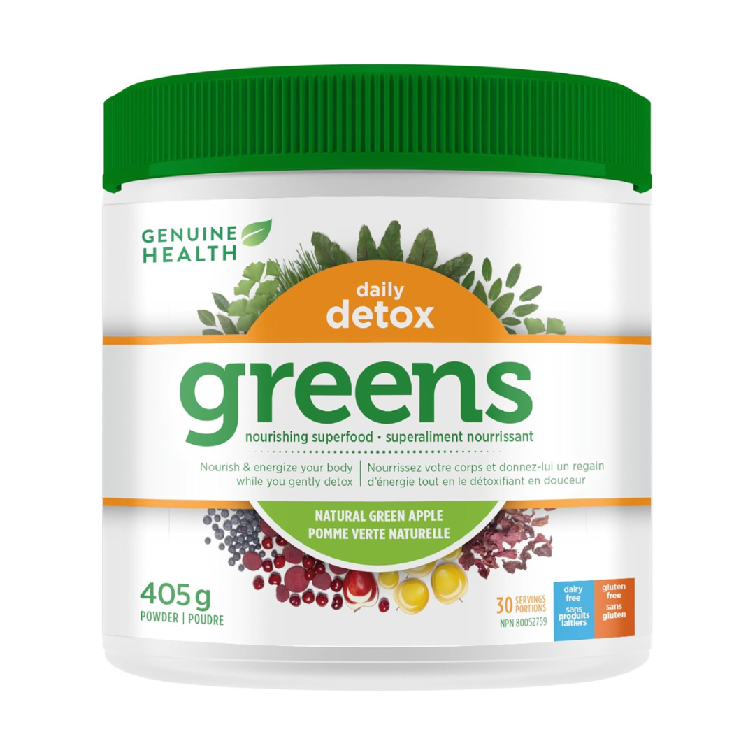 Genuine Health Greens+ Daily Detox 30 servings