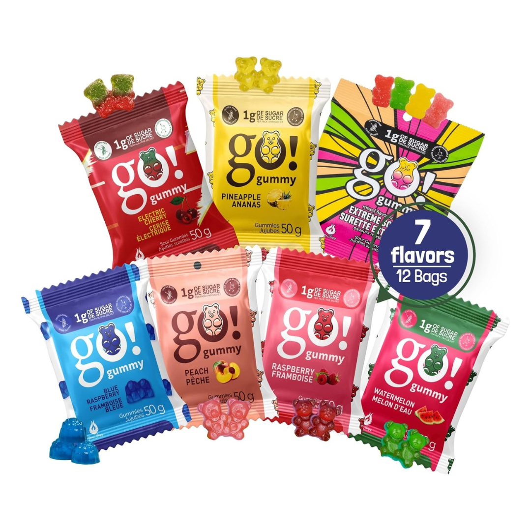GoGummy Low Sugar Gummies 50g Pouch