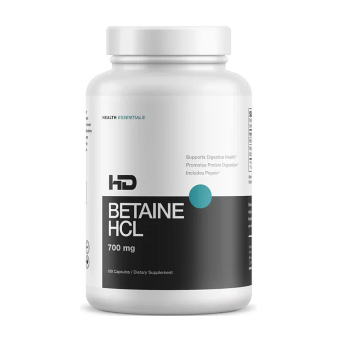 HD Muscle Betaine HCL 180 Capsules