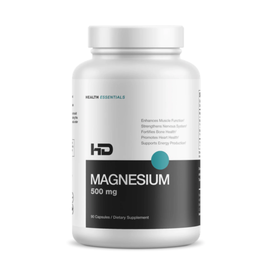 HD Muscle Magnesium 500mg 90 Capsules
