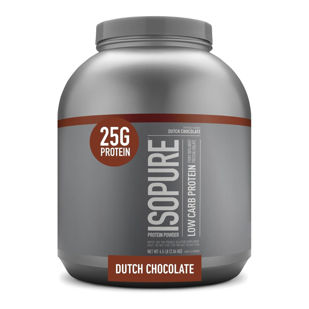 IsoPure Zero Carb Whey Isolate Protein 4.5lbs