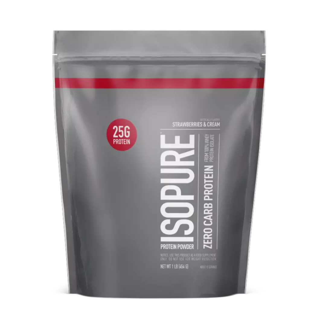 IsoPure Zero Carb Whey Protein Isolate 1LB Bag