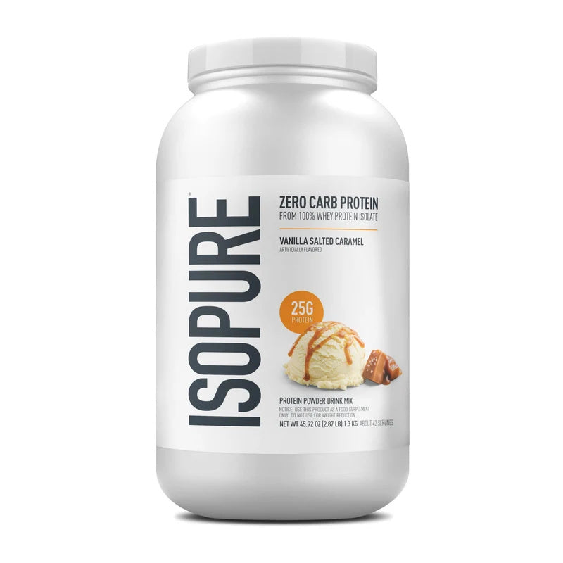 IsoPure Zero Carb Whey Isolate Protein 40 Servings