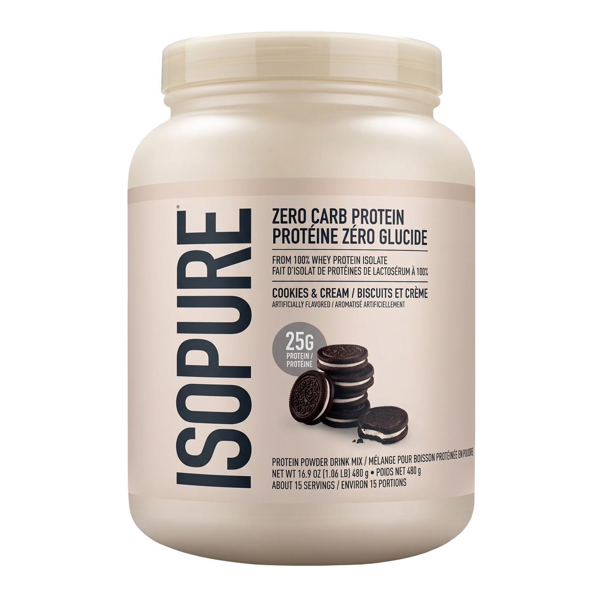 IsoPure Zero Carb Whey Protein Isolate 406g Tub